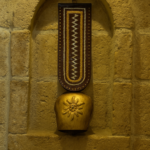 The Golden Chime: Handcrafted Copper Bell & Embroidered Leatherwork