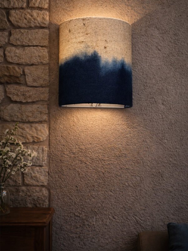 Indigo Fade Nettle Wall Lamp
