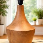 Kasth Table Lamp Teak Finish