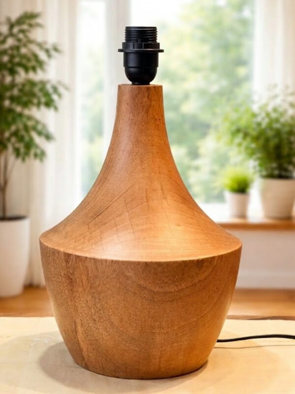 Kasth Table Lamp Teak Finish