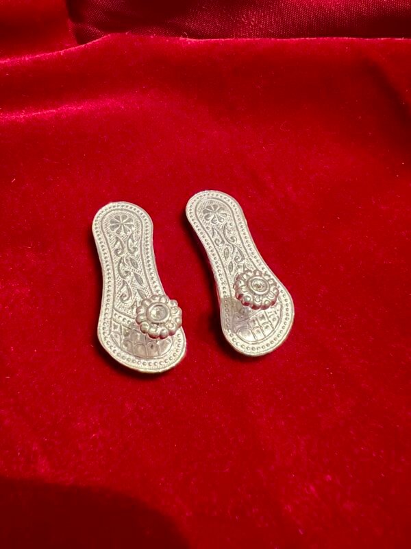 Silver Laxmi Ji Charan - Divine Hamper