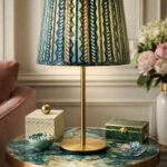 Teal Harmony Table Lamp