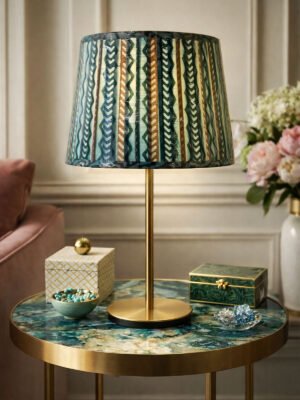 Teal Harmony Table Lamp
