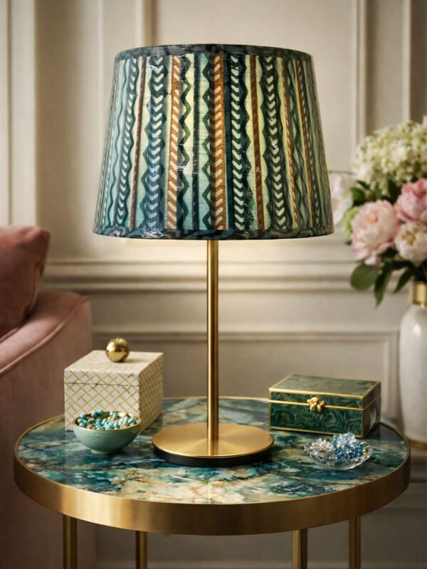 Teal Harmony Table Lamp