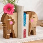 Whispers of Wood – Handcrafted Bookends by DBM