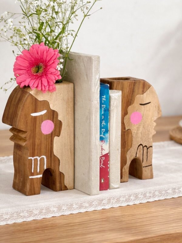 Whispers of Wood – Handcrafted Bookends by DBM
