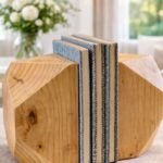 Wooden Bookends