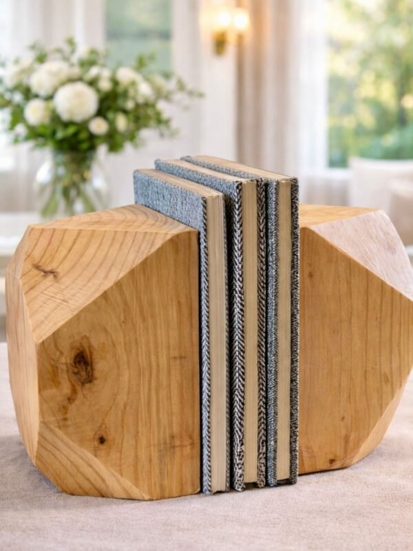 Wooden Bookends