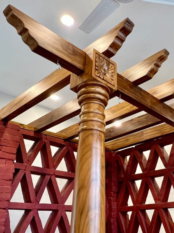 wooden Mandir Cabinet