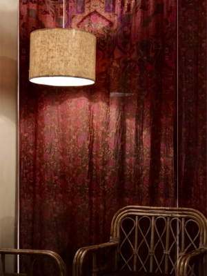 Handcrafted Natural Nettle Fiber Pendant Lamp